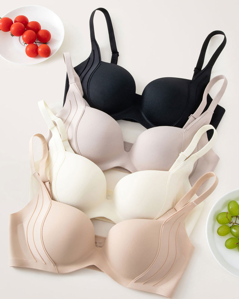 Deep V Seamless Comfortable Push-up Bra
