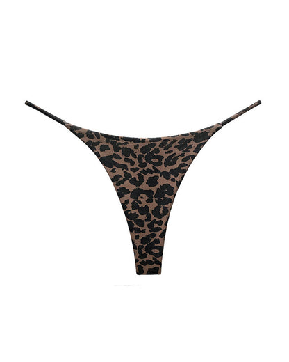 Double-Layer String Cotton T-Back Thong