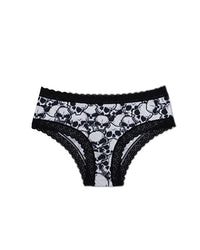 White Skull Print