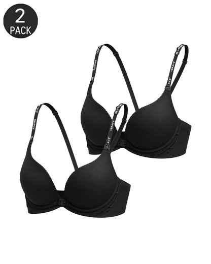 Front Closure Seamless Back-Smoothing Push-Up Bra