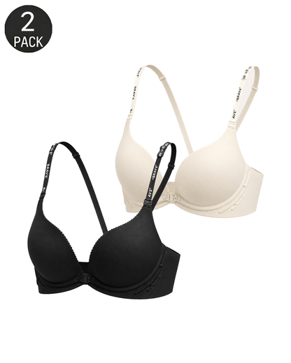 Front Closure Seamless Back-Smoothing Push-Up Bra