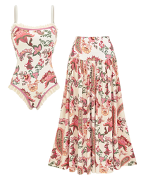 One-Piece and Skirt