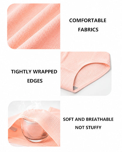 3-Pack Plus Size Mesh Ice Silk Breathable Seamless Panties