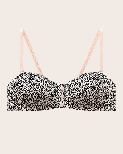 Comfort Front Closure Wireless Bra with Adjustable Thin Straps