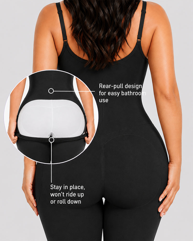 Front Zipper Seamless Tummy Control Easy-to-Wear Full Body Shaper
