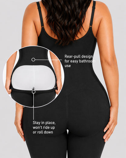 Front Zipper Seamless Tummy Control Easy-to-Wear Full Body Shaper
