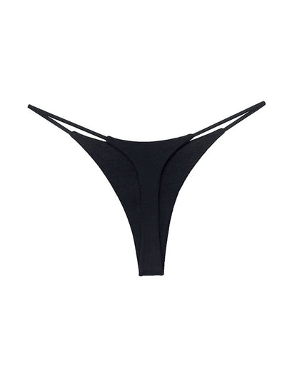 Double-Layer String Cotton T-Back Thong