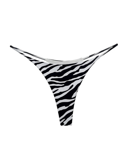 Double-Layer String Cotton T-Back Thong