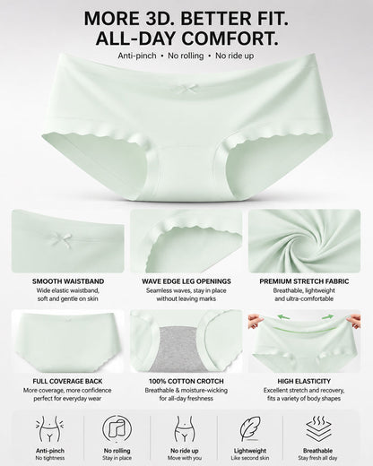 5-Pack Seamless Lyocell Breathable Briefs