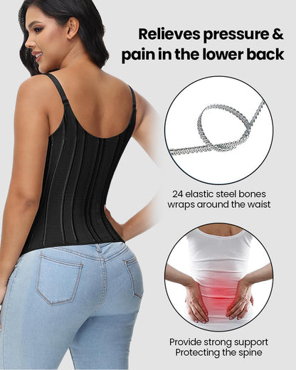 Floralshe®Push-Up Sculpting Corset Vest Shapewear