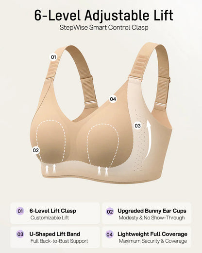 V Neck Wireless Seamless Comfort Bra