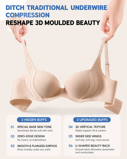 Deep V Seamless Comfortable Push-up Bra