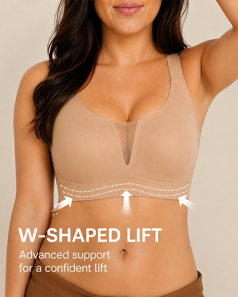 Plus-Size Seamless Comfortable Full-Cup Support Bra
