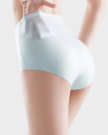 Women's Seamless Ice Silk High Waist Comfortable Underwear