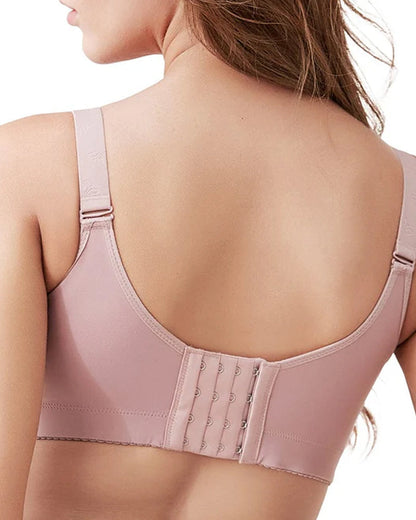 Breathable Plus Size No Steel Ring Push Up Bra