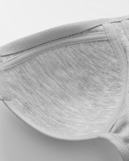 3-Pack Seamless Adjustable Front-Clasp Wireless Push-Up Bras
