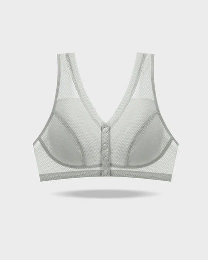 Women's Front-closure Wire-free Breathable Comfortable Bra