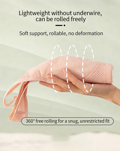 Women's Front-closure Wire-free Breathable Comfortable Bra