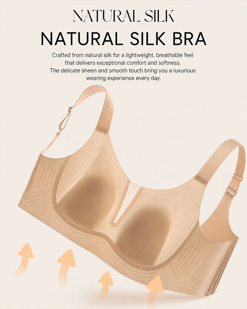 Plus-Size Seamless Comfortable Full-Cup Support Bra