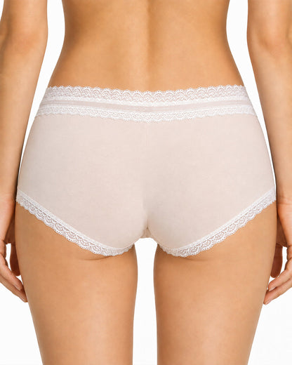 5-Pack Pure Cotton Lace Trim Antibacterial Panties