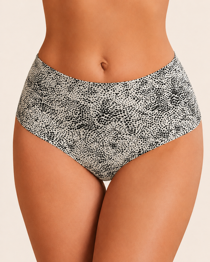 6-Pack Seamless High Waist Print Elastic Briefs