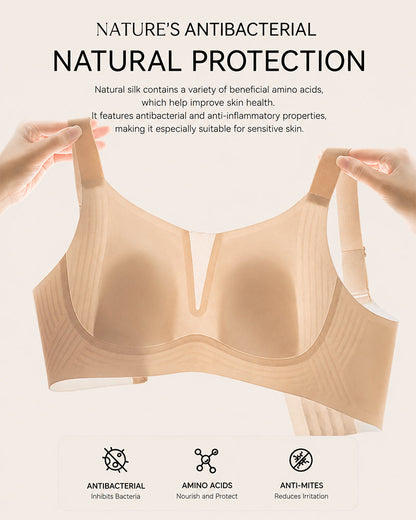 Plus-Size Seamless Comfortable Full-Cup Support Bra