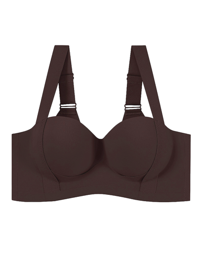 Wireless Seamless Push-Up Bra with Side Support