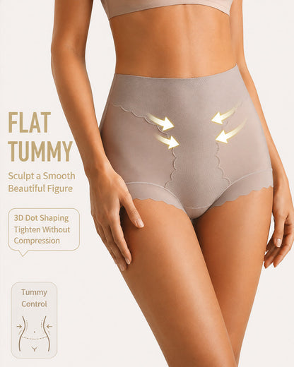3-Pack High Waist Breathable Seamless Panties