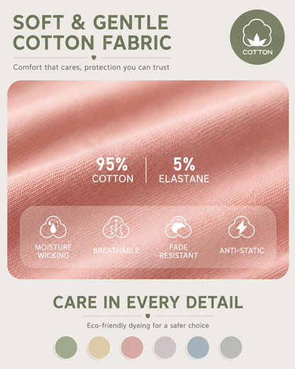 6-Pack Pure Cotton Antibacterial Skin-Friendly Macaron Panties