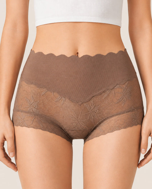 5-Pack Sexy High Waist Seamless Breathable Lace Briefs