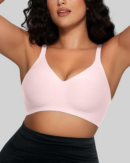 Women's Comfortable Seamless Full Cup Creamy Soft Bra