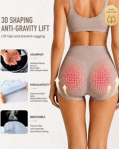 3-Pack High Waist Breathable Seamless Panties