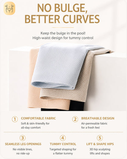 3-Pack High Waist Breathable Seamless Panties