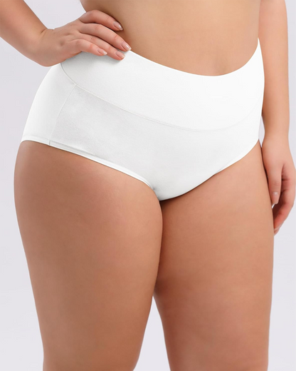 Large Size High Waisted Cotton Underwear
