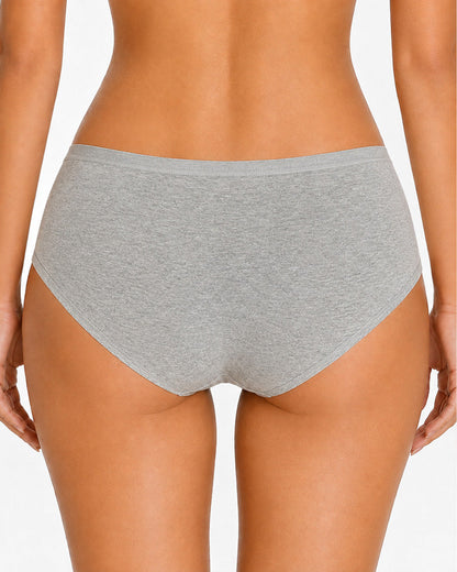 5-Pack Pure Cotton Breathable Lace Trim Panties