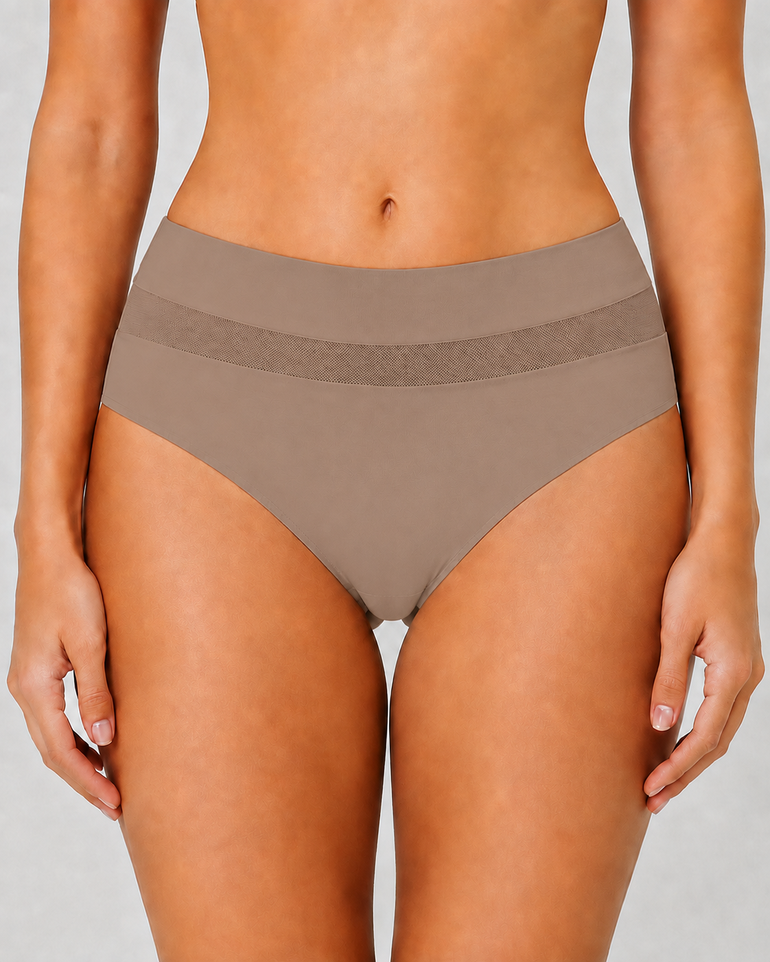 5-Pack Seamless Ice Silk See-Through Mesh Briefs