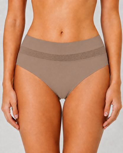 5-Pack Seamless Ice Silk See-Through Mesh Briefs