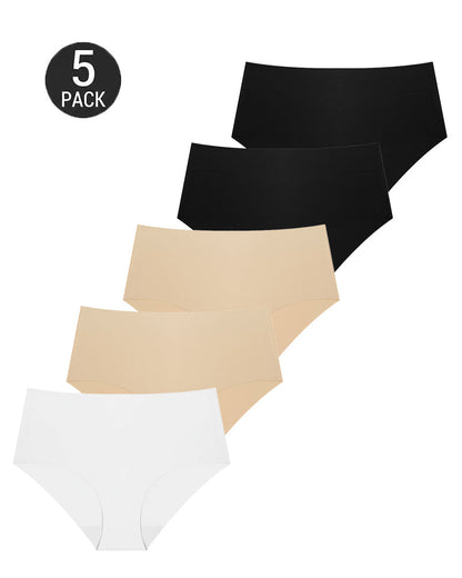 5-Pack Ice Silk Seamless Briefs
