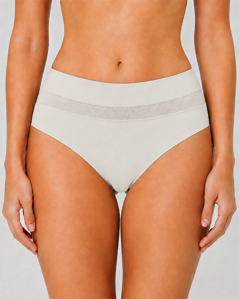 5-Pack Seamless Ice Silk See-Through Mesh Briefs