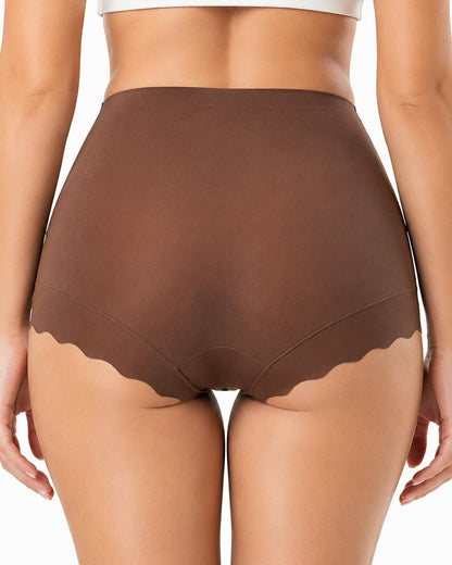 3-Pack High Waist Crossover Tummy Control Seamless Shaping Panties