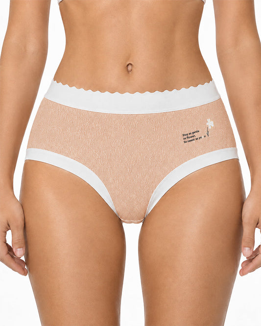 6-Pack Seamless Mid-Waist Cotton Antibacterial Panties