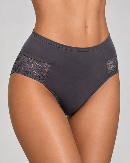 Multiple-Pack Sexy Cotton Lace Patchwork Briefs