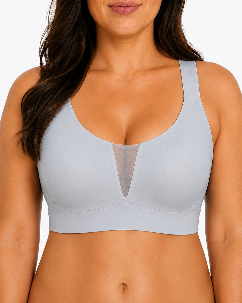 Plus-Size Seamless Comfortable Full-Cup Support Bra