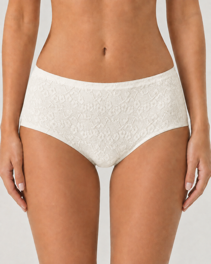 4-Pack Pure Cotton Seamless Jacquard Stretch Panties