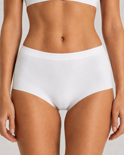 4-Pack High Waist Letter Print Seamless Breathable Panties