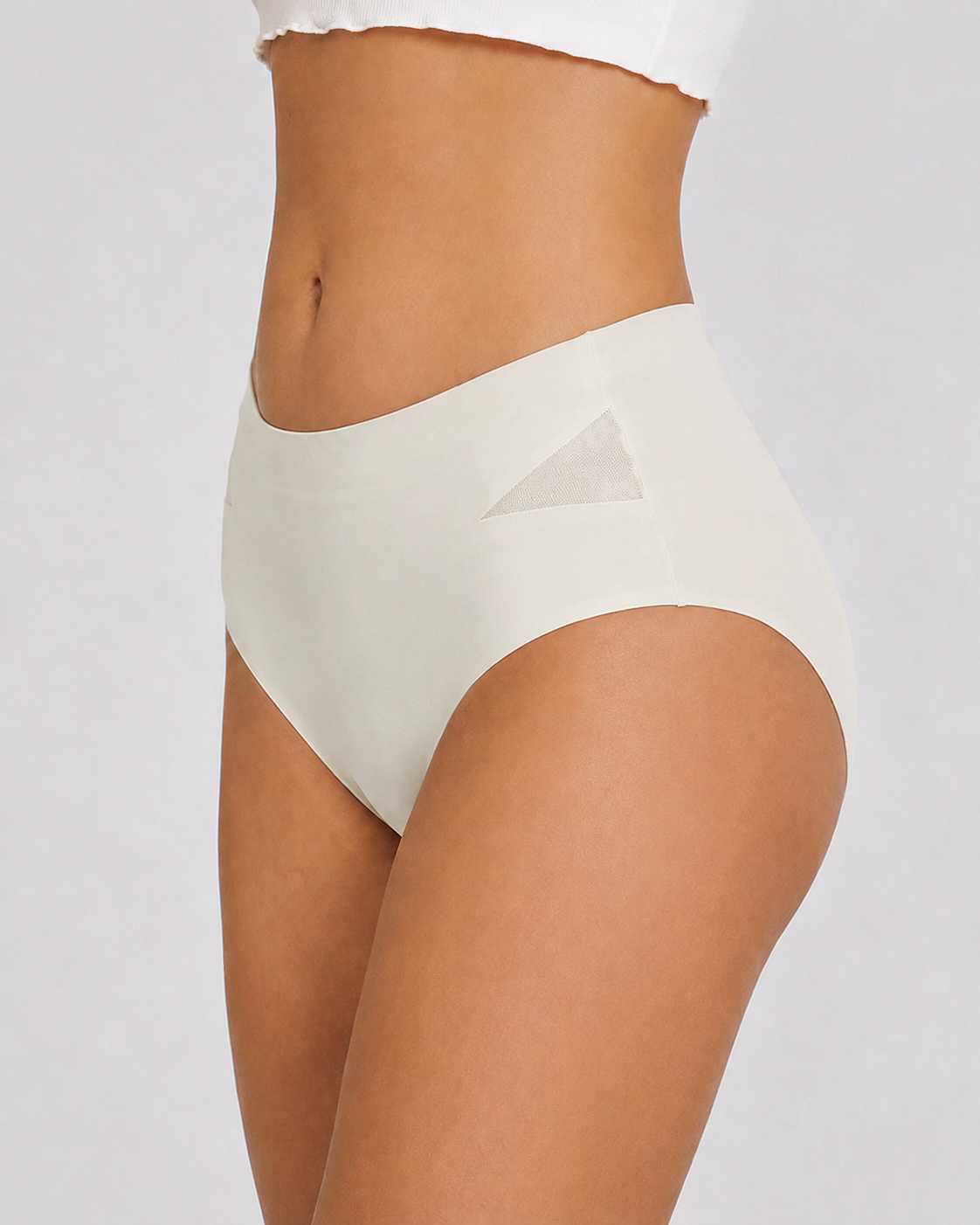 5-Pack Seamless Mesh Cutout Elastic Panty