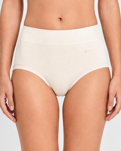 Multi-Pack Modal Cotton High Waist Seamless Breathable Briefs