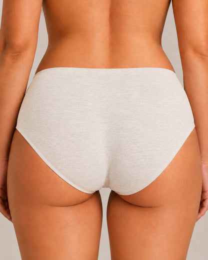Multi-Pack Seamless Pure Cotton Low Waist V-Shaped Maternity Antibacterial Briefs