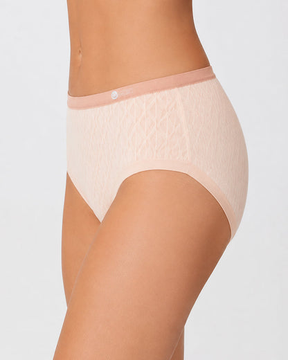 5-Pack Pure Cotton Seamless Breathable Colorblock Jacquard Briefs