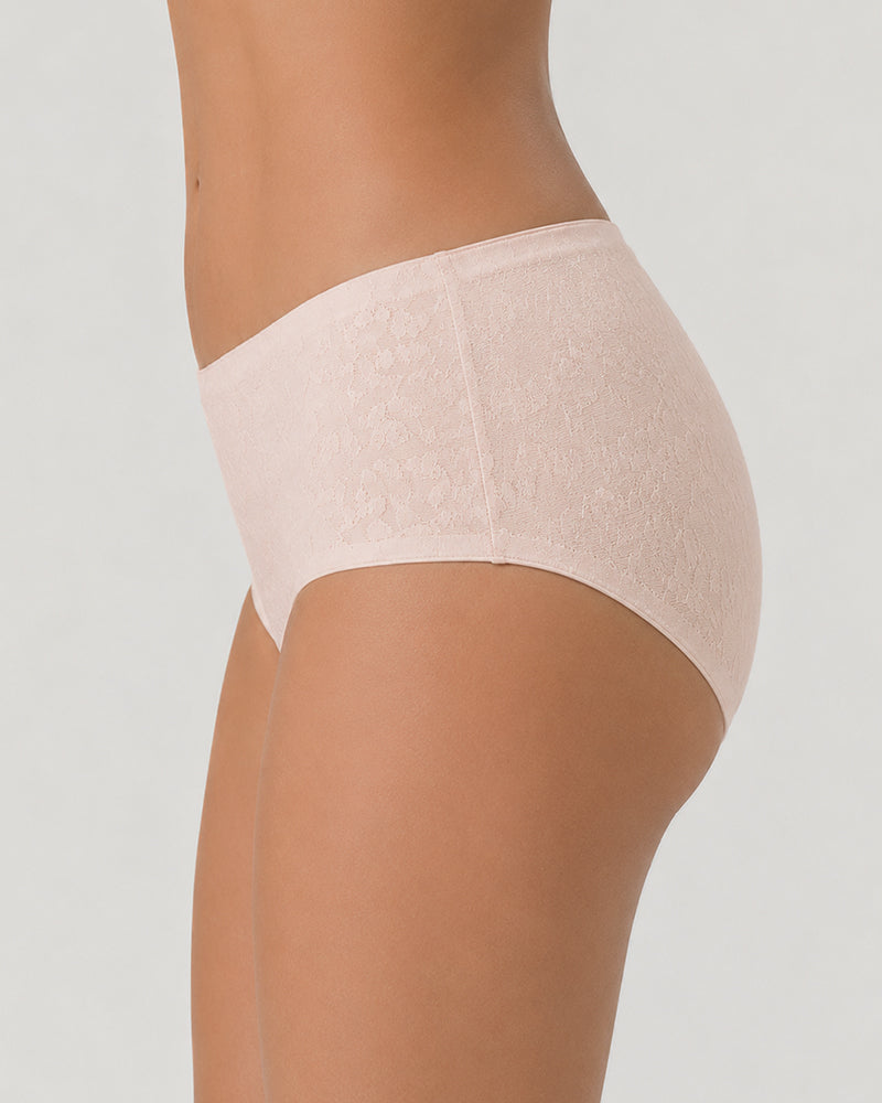 4-Pack Pure Cotton Seamless Jacquard Stretch Panties